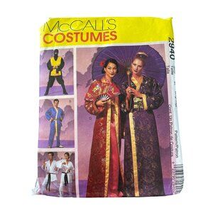 McCalls 2940 Costume Sewing Pattern Size L-XL Ninja Gi Geisha Kimono Robes CUT